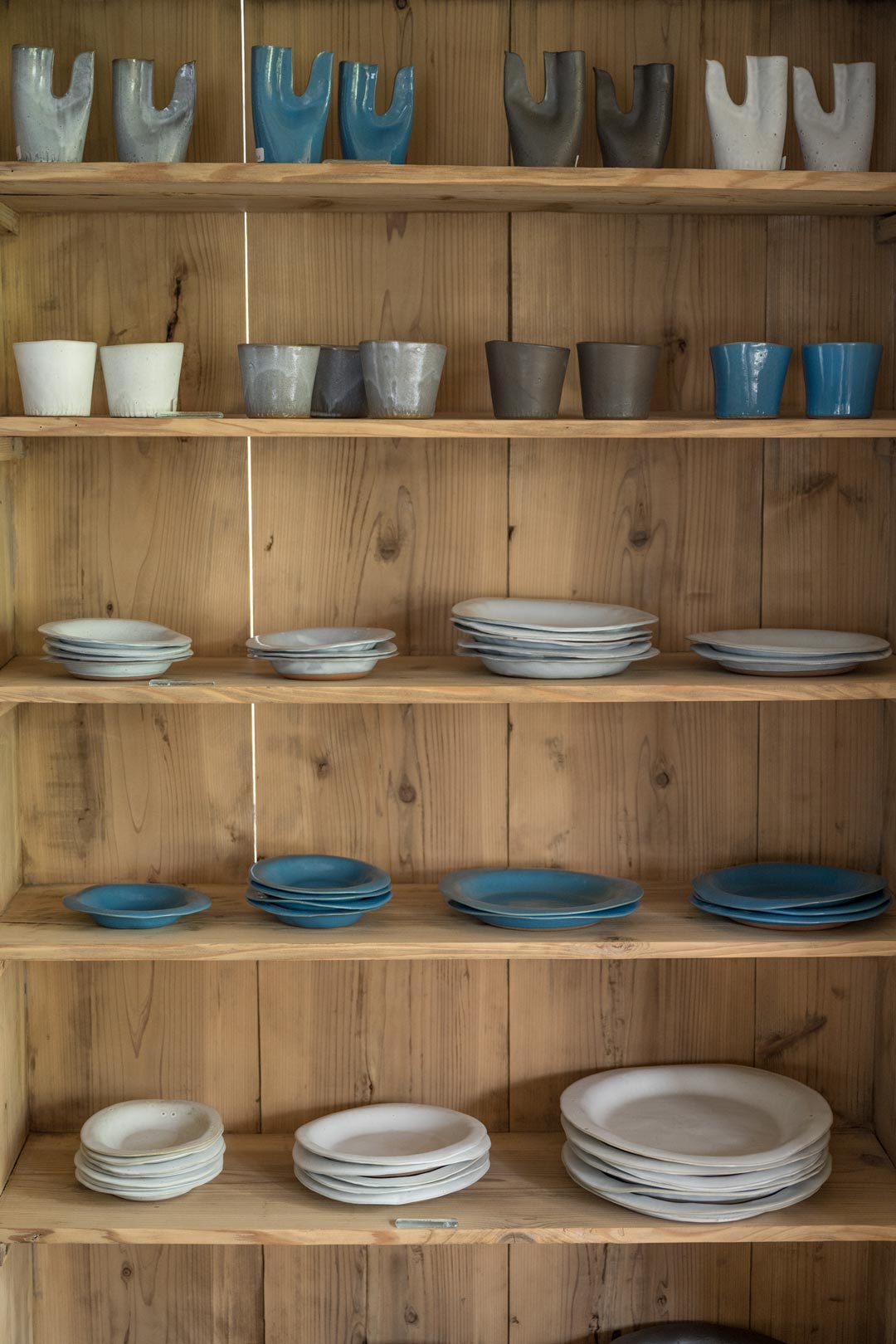 鶏の一輪挿し、そばちょこ、リム皿(大中小) teto ceramics 陶展