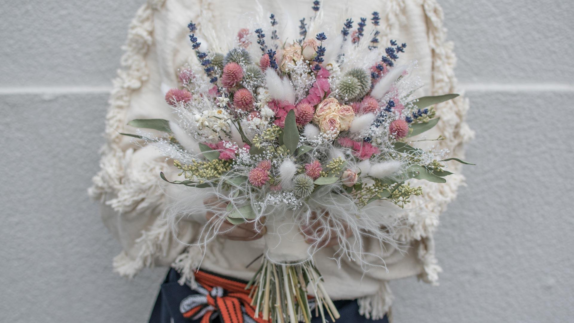 Tida Flowerのドライフラワーブーケ。
