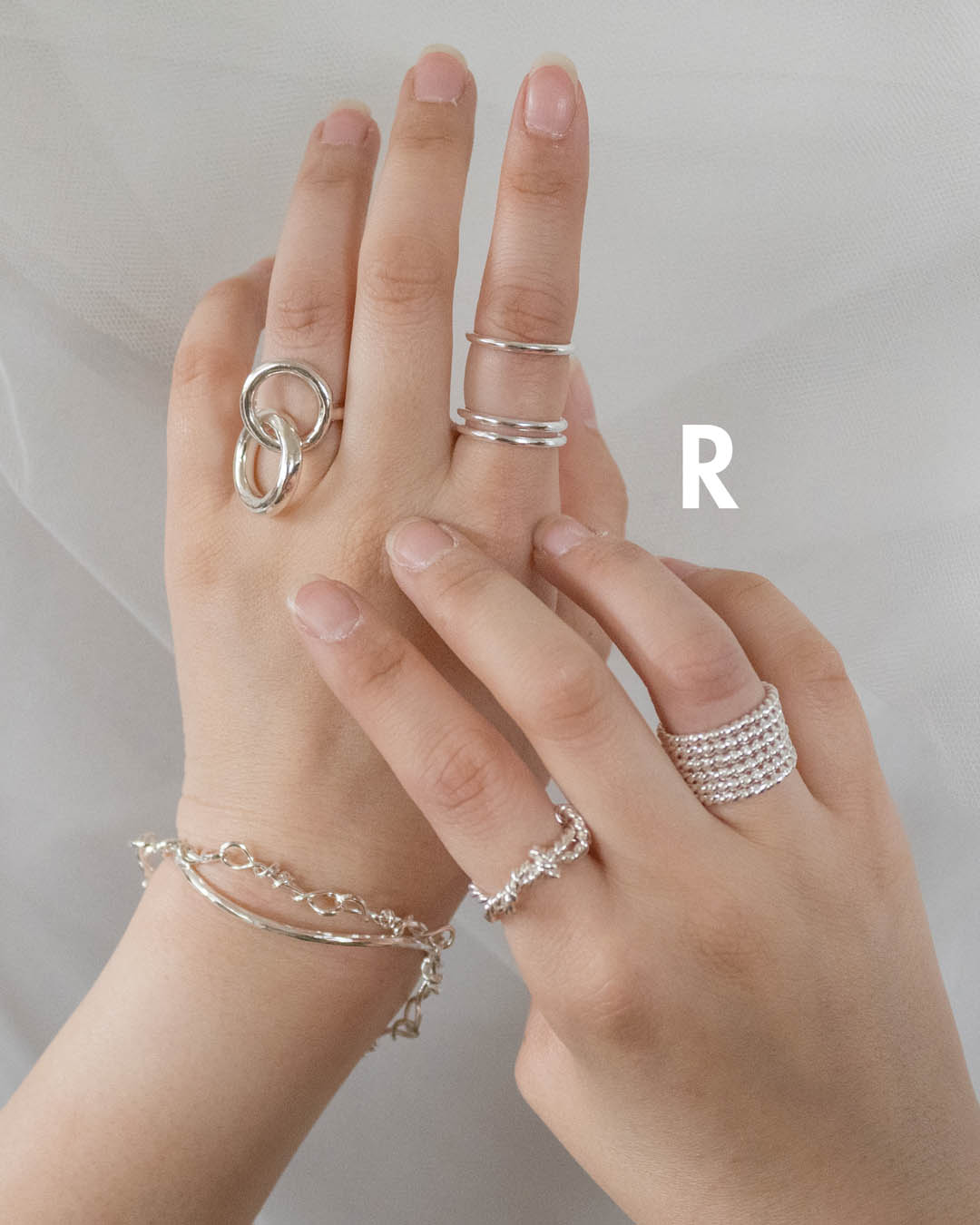 R 個展(シルバーアクセサリー)5/13-5/30, 2023【TOKYO FANTASTIC 201】 着画