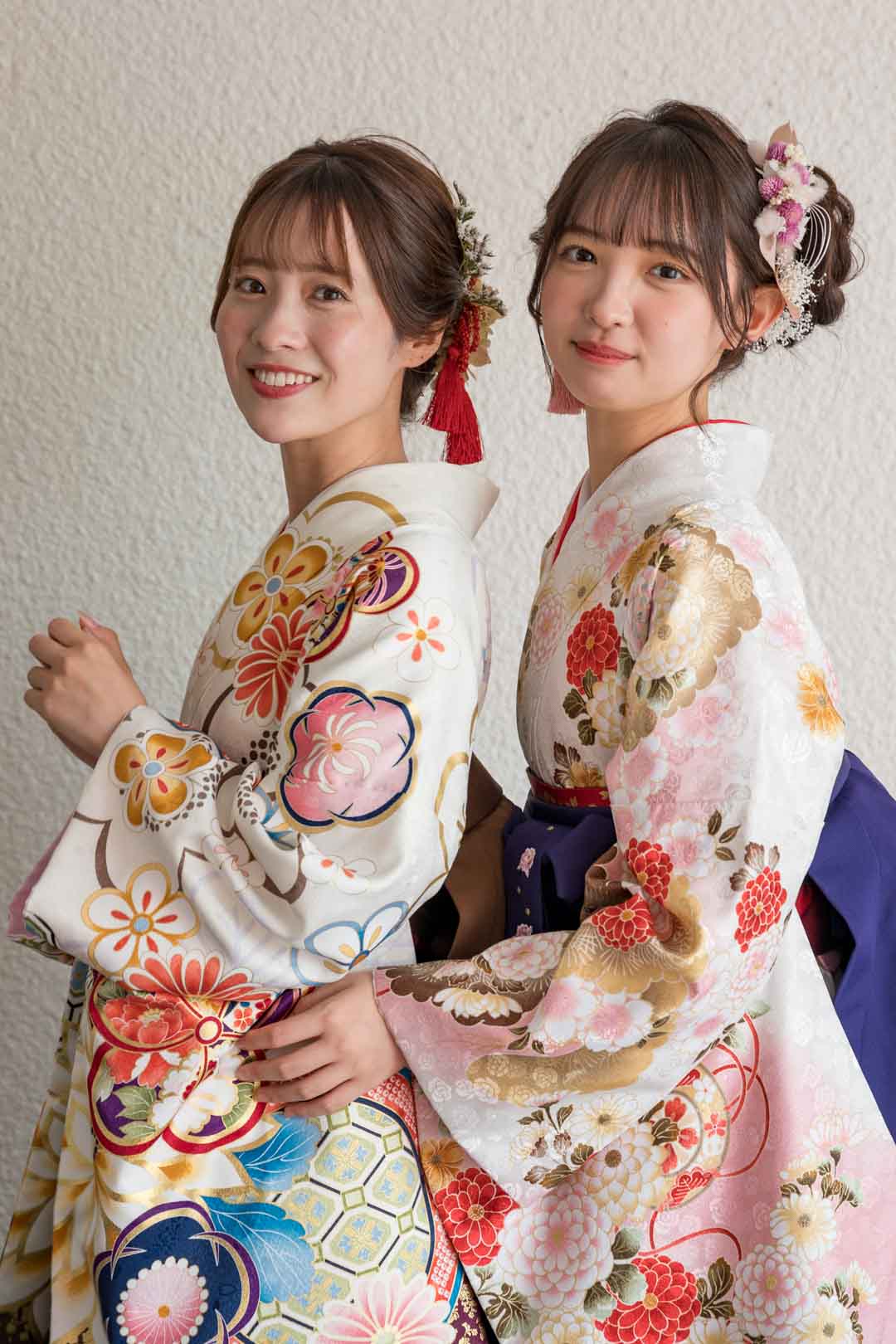 ドライフラワー髪飾り