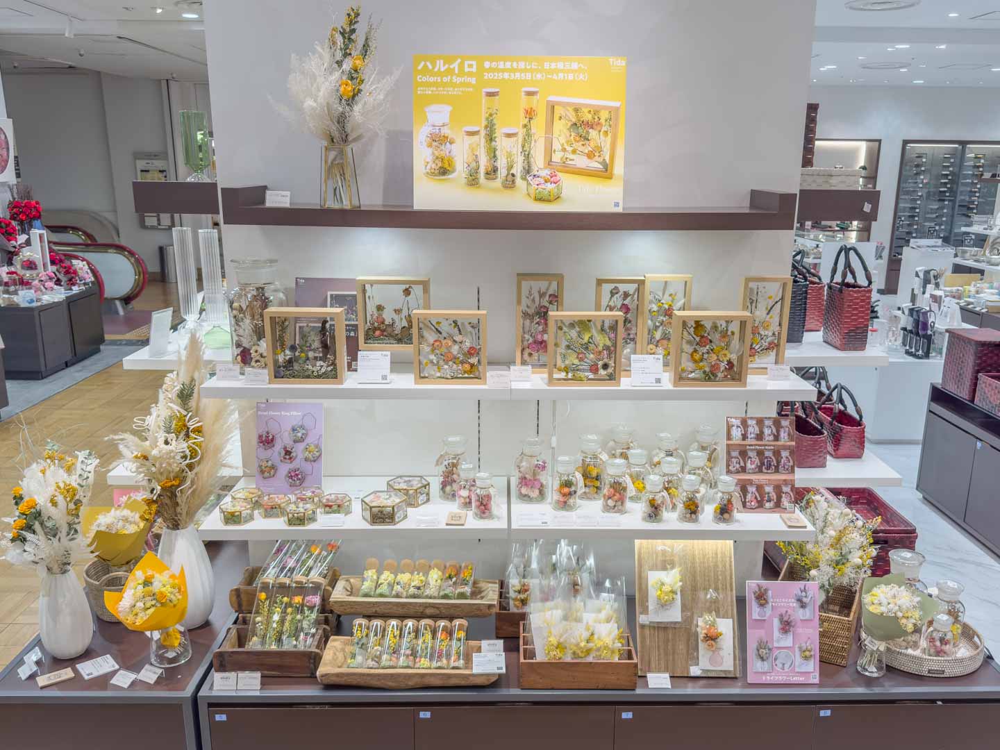 日本橋三越本店5階「ハルイロ Colors of Spring」Tida Flower by TOKYO FANTASTIC 3/5-4/1, 2025