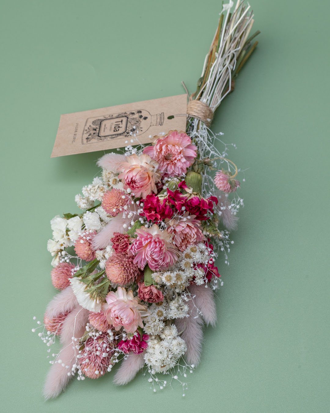 ①母の日ドライフラワー2025【カーネーション入りミニスワッグ】Carnation